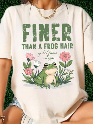FINER THAN A FROG HAIR SPLIT FOUR WAYS