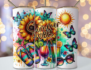 SUMMER VIBES  (TUMBLER)