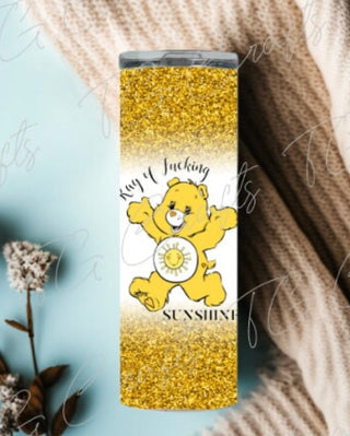 CARE BEARS RAY OF FING SUNSHINE (TUMBLER)