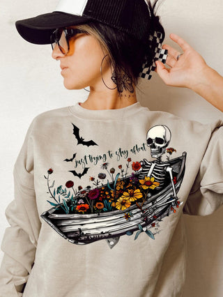 JUST TRYING TO STAY AFLOAT