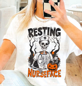 RESTING NURSE FACE