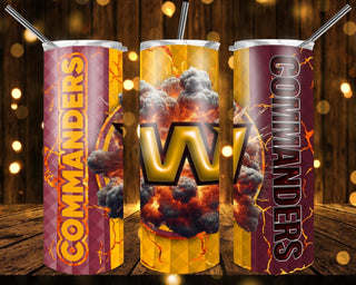 CUSTOM NFL TUMBLERS (choose your team)