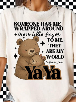 SOMEONE HAS ME WRAPPED (choose name)