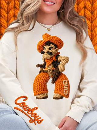 COLLEGE FAUX CROCHET