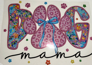 DOG MAMA REAL GLITTER