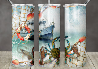 SHRIMP BOAT (FULLY MADE TUMBLER WITH SUBLIMATION)