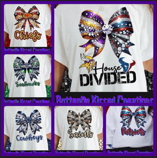 FOOTBALL BOWS (choose your team)