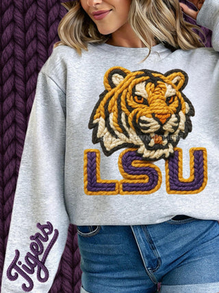 COLLEGE FAUX CROCHET