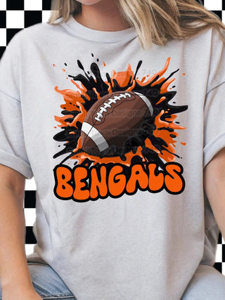 FOOTBALL SPLATTER (choose team, all teams NFL available)