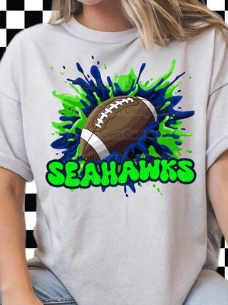 FOOTBALL SPLATTER (choose team, all teams NFL available)