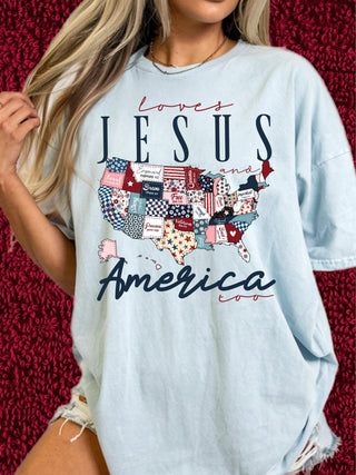 LOVES JESUS AND AMERICA TOO