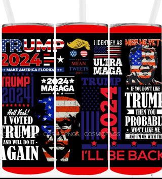 TRUMP  (FULLY MADE TUMBLER WITH SUBLIMATION)