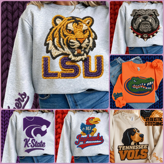 COLLEGE FAUX CROCHET