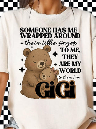 SOMEONE HAS ME WRAPPED (choose name)