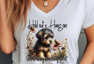 HOLD OUT AND HANG ON