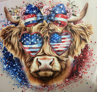 PATRIOTIC COW 11”
