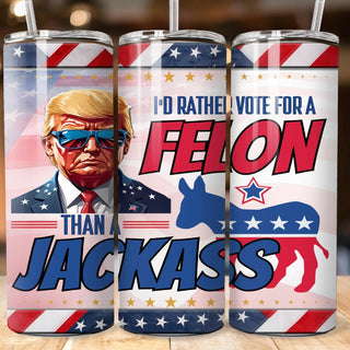 TRUMP  (FULLY MADE TUMBLER WITH SUBLIMATION)