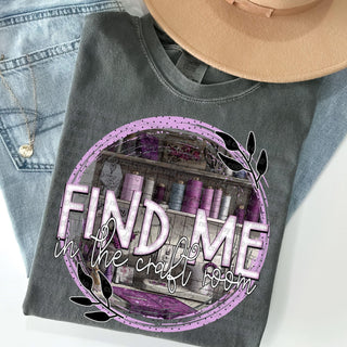 FIND ME IN THE CRAFT ROOM