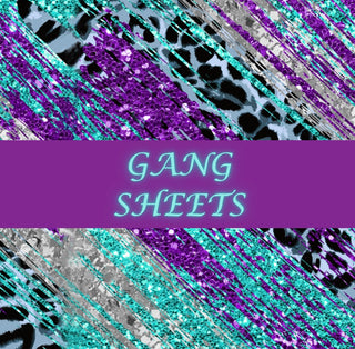 GANG SHEETS. You must upload your ready to print gang sheet!