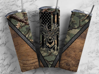 DEER CAMO CUSTOM MADE TUMBLER