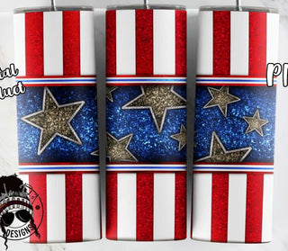 AMERICA (FULLY MADE TUMBLER WITH SUBLIMATION)