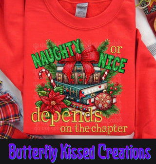 NAUGHTY OR NICE DEPENDS ON THE CHAPTER