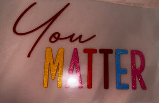 YOU MATTER WITH POCKET(GLITTER)