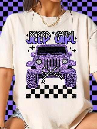 JEEP GIRL (choose purple pink or green)