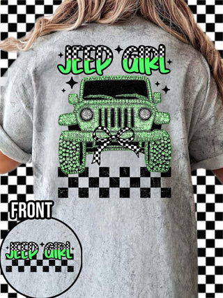 JEEP GIRL (choose purple pink or green)
