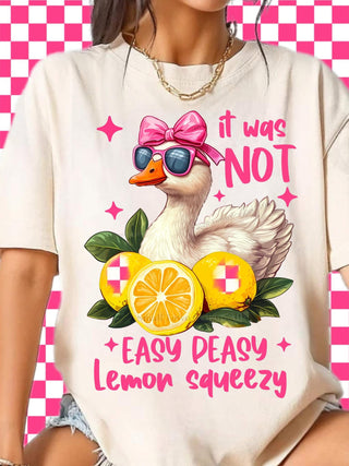 IT WAS NOT EASY PEASY