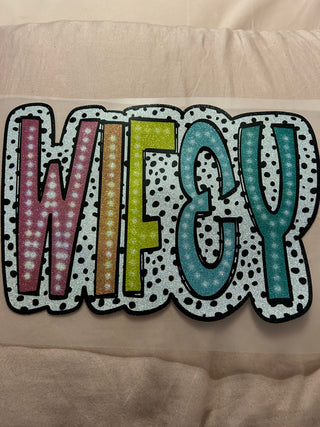 WIFEY REAL GLITTER