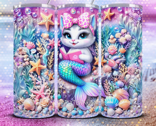 CAT MERMAID  (TUMBLER)