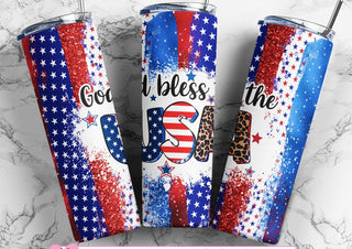 GOD BLESS THE USA  (TUMBLER)